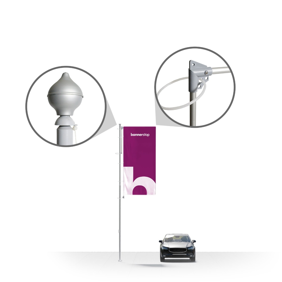 Maszt Deluxe z windtrackerem