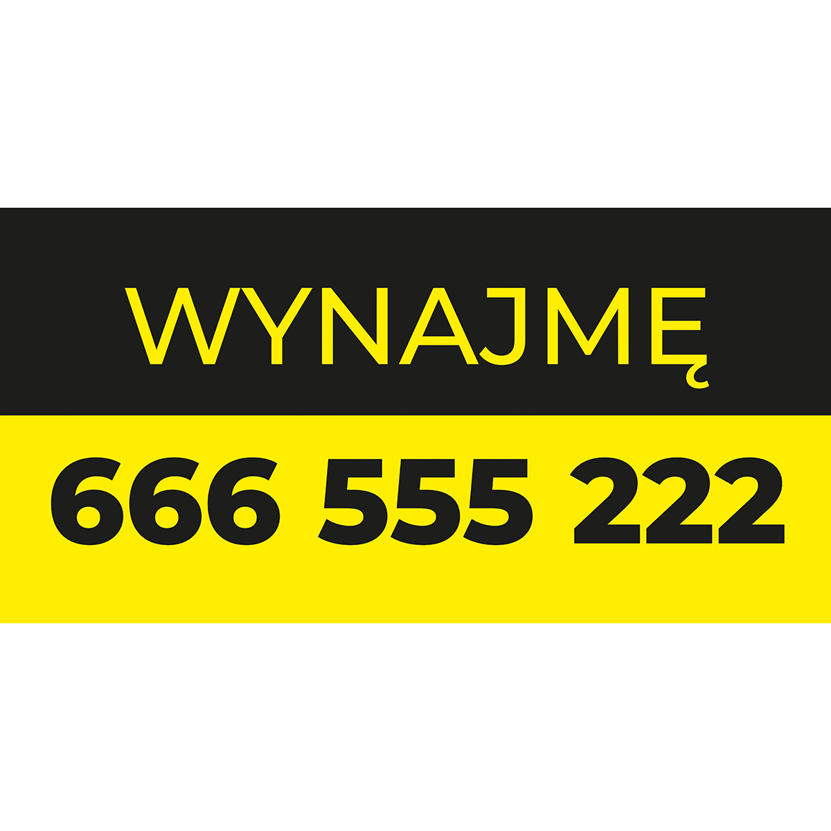 Szablon WYNAJMĘ