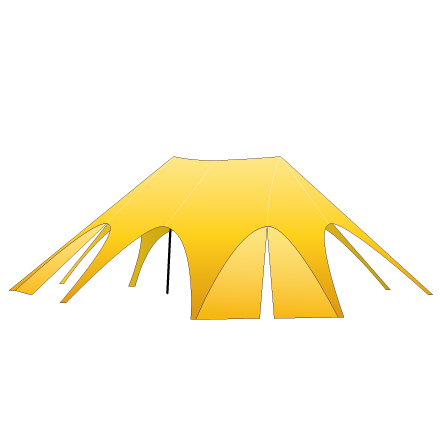 Ścianka z drzwiami uchylnymi