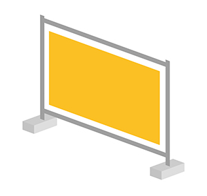 Banery na ogrodzenia budowlane